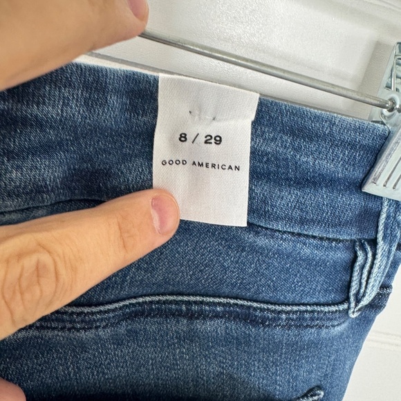 NEW Good American Good Legs Crop Mini Boot Size 8 - Picture 7 of 11